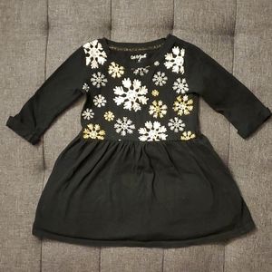 Cat & Jack Snowflake long sleeve shirt/mini dress